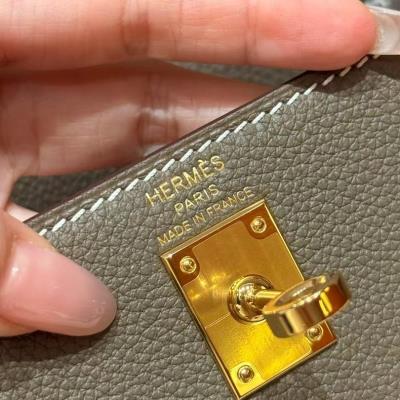 wholesale quality hermes kelly 25 togo etoupe ghw